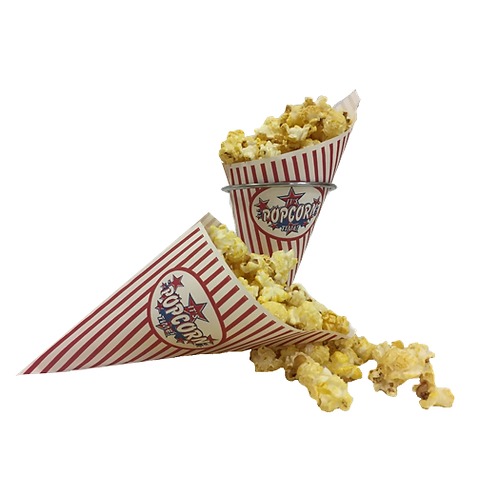 Verheugen Doe mijn best Smash Popcorn puntzakjes 0,45 ltr 100 stuks - Partyverhuur de Meerpaal