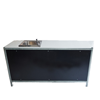 werkbar 180 cm incl spoelbak
