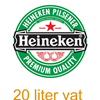 Bier fust Heineken 20 ltr