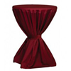 Statafelrok Plooi Bordeaux Rood