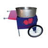Kar blauw inclusief suikerspinmachine incl.50 stokjes en suiker