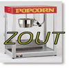 Popcornmachine 500 Zout incl 100 zakjes en mais 