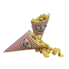 Popcorn puntzakjes 0,45 ltr 100 stuks
