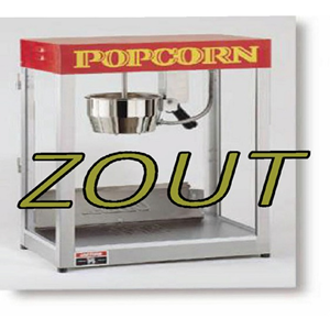 Popcornmachine 2000 Zout incl 100 zakjes en mais