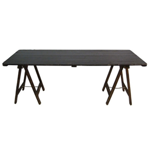 Schragentafel 200 cm 70 cm hoog