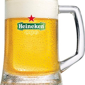 glas heineken bierpul 0,50 l.