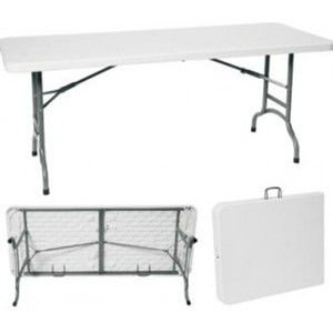 Buffettafel kunstof 183x76 cm inklapbaar