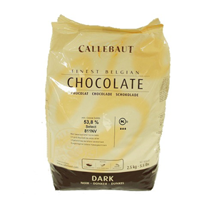 Chocolade Callets puur Callebaut 2.5 kg