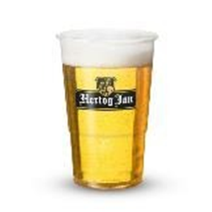 Bierglas Hertog Jan 23 cl plastic 100 stuks per streng