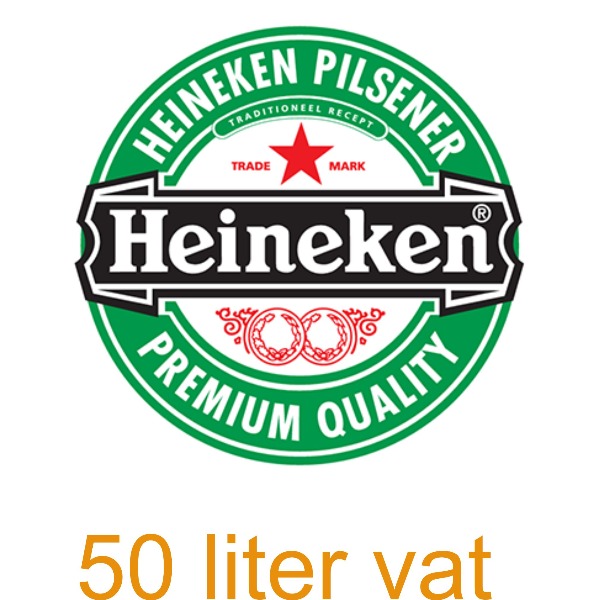 Bier fust Heineken 50 ltr