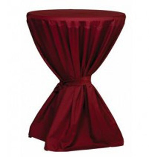 Statafelrok Plooi Bordeaux Rood