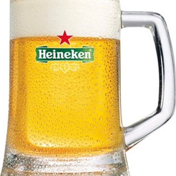  glas heineken bierpul 0,50 l.