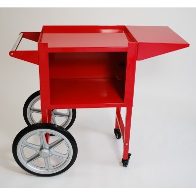 Kar rood incl. suikerspinmachine suiker en stokjes voor 50 porties
