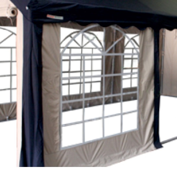 Extra zijwand Partytent 6x3 of 4x3 mtr per 2 mtr.